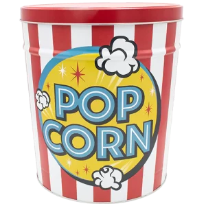 popcorn 3.5 gallon tin