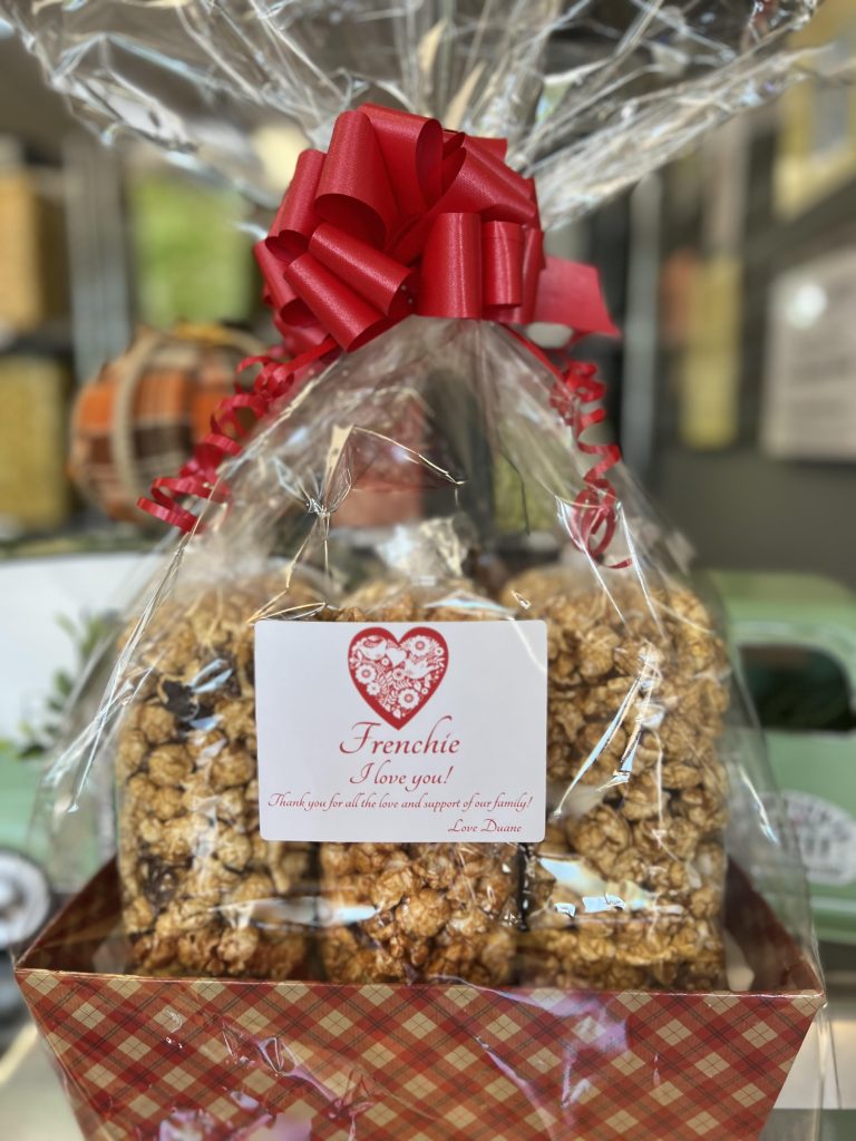 anniversary popcorn basket